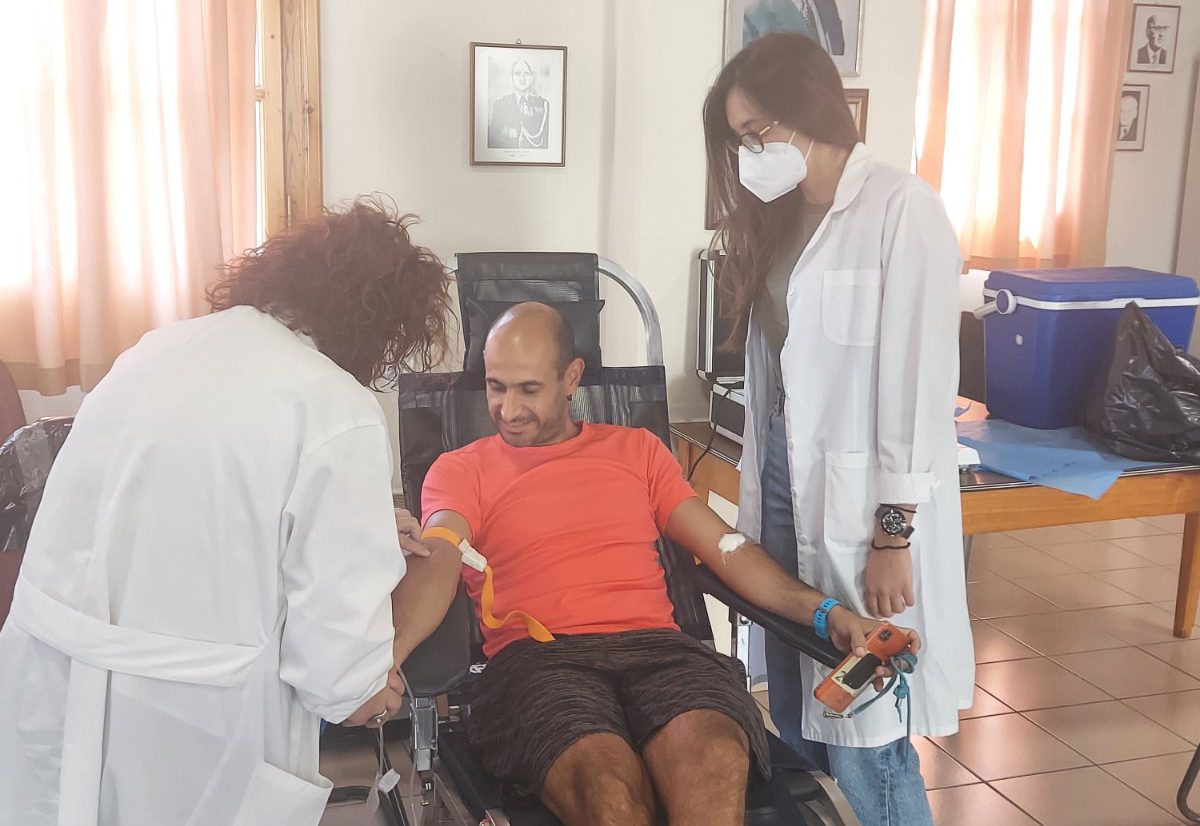 Πραγματοποιήθηκε εθελοντική αιμοδοσία στις 28 Αυγούστου 2023 στην Κοινότητα Σπερχειάδας