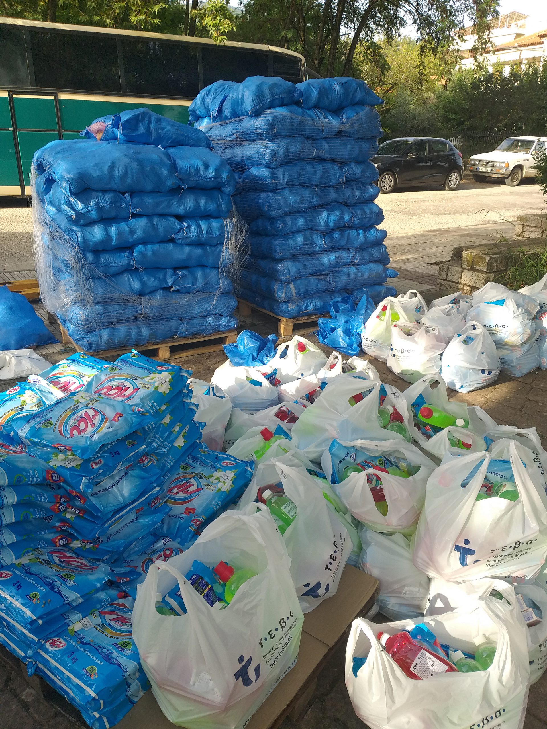 Πραγματοποιήθηκε η διανομή προϊόντων των δικαιούχων ΤΕΒΑ την Παρασκευή 22/09/2023