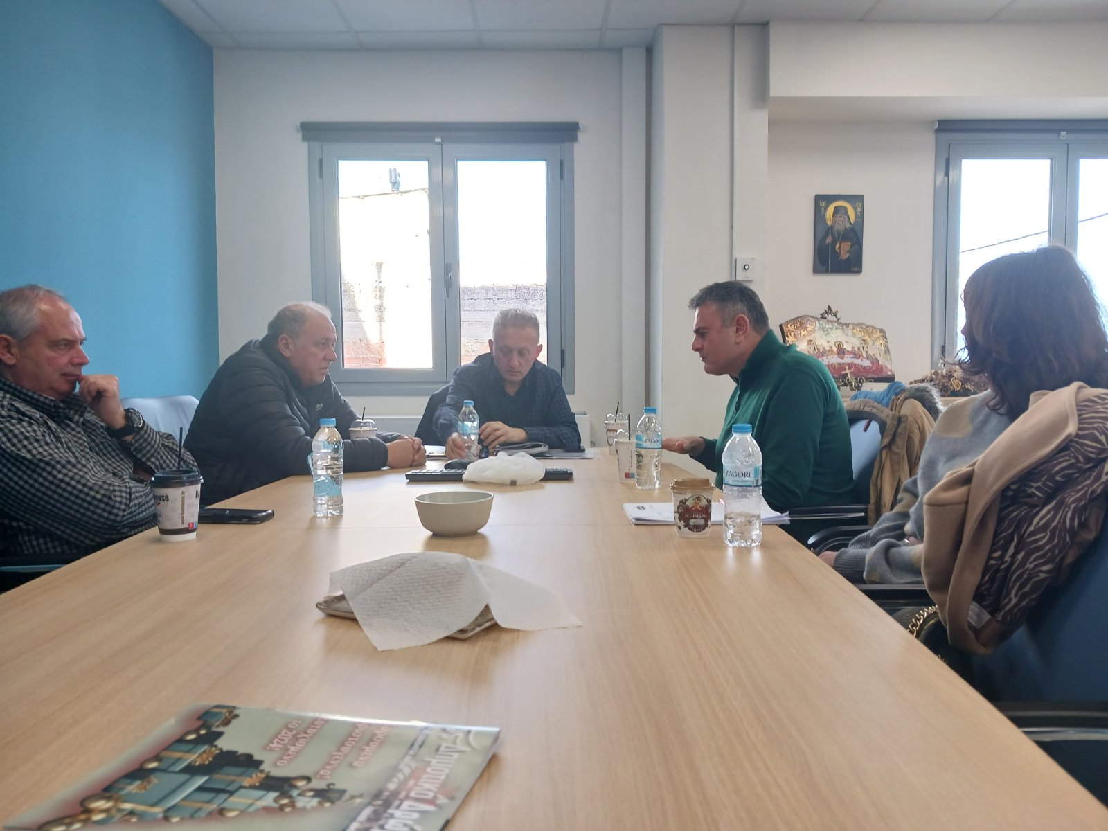 Συνάντηση του Δημάρχου του Δήμου Μακρακώμης με τον Διευθυντή της ΔΕΔΔΗΕ Λαμίας, για την διαχείριση κρίσεων από ακραία καιρικά φαινόμενα