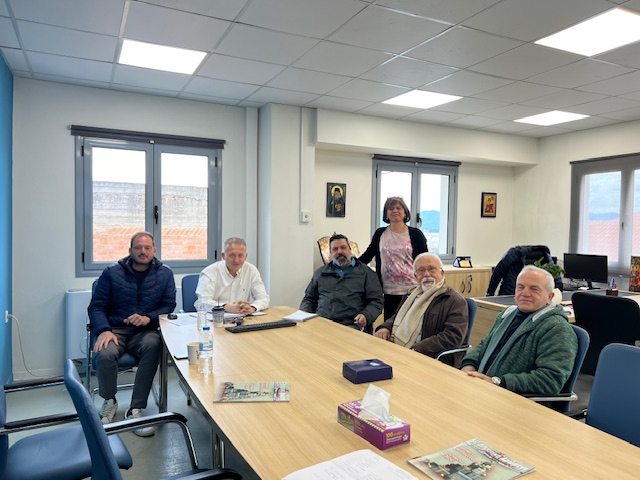 Συνάντηση του Δημάρχου με τον Πρόεδρο της κοινότητας Καναλίων και τα μέλη του Δ.Σ. του Πολιτιστικού Συλλόγου Καναλιωτών